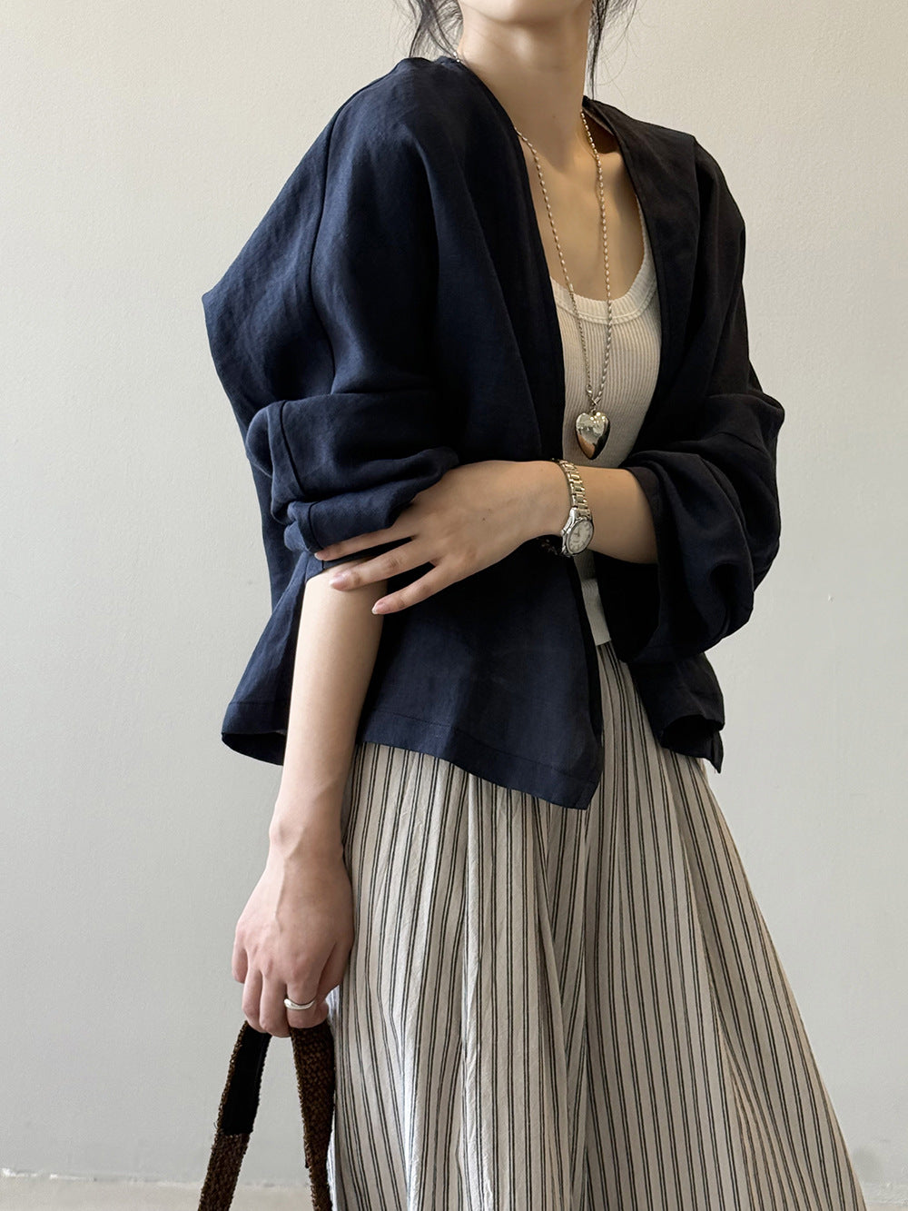 Long Sleeve Cardigan Shirt Top