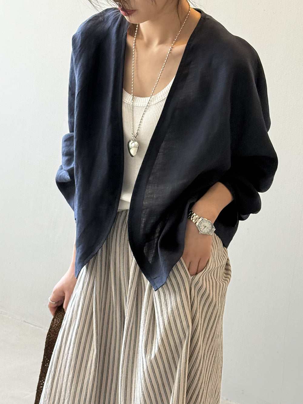 Long Sleeve Cardigan Shirt Top