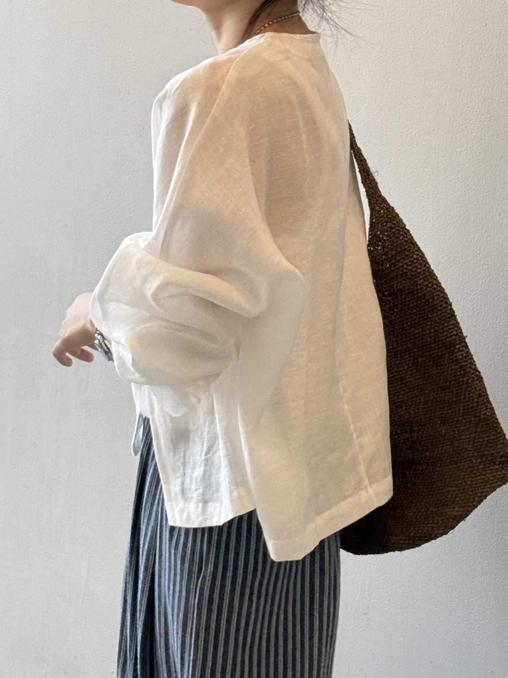 Long Sleeve Cardigan Shirt Top