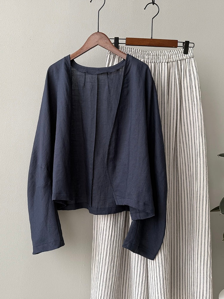 Long Sleeve Cardigan Shirt Top