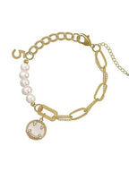 Simple Shell Pearl Bracelet by painevida