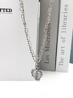 Sparkling Heart Nekelace by painevida