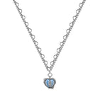 Sparkling Heart Nekelace by painevida