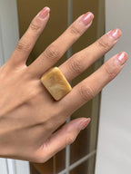 Original Stylish Resin 8 Colors Geometric Ring by painevida