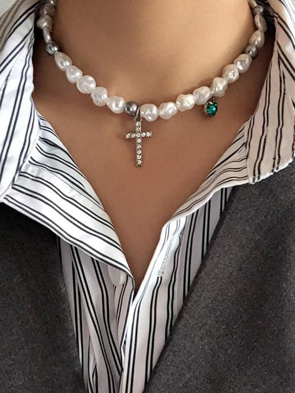 Chic Pearl Lovely Necklace by painevida