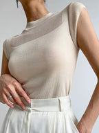 Ice Silk Knitted Vest Top