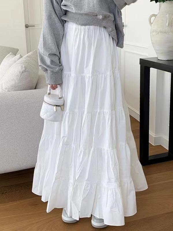 Big Hem Split-joint Cake Skirt