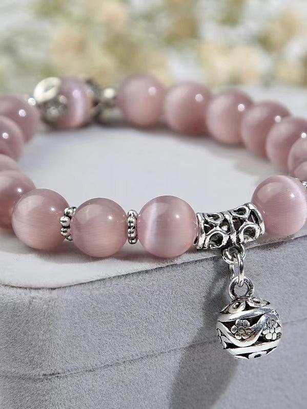 Original Crystal Opal Openwork Ball Beaded Bracelet by painevida