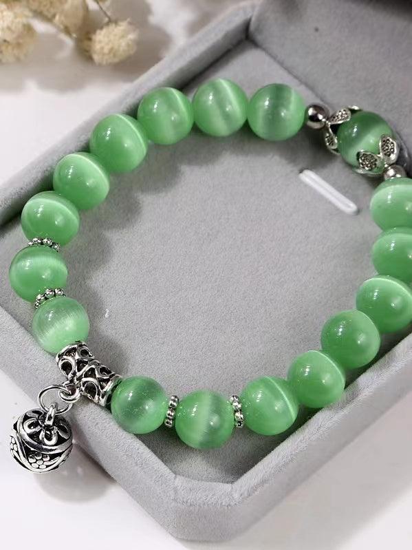 Original Crystal Opal Openwork Ball Beaded Bracelet by painevida