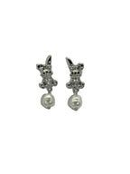 Rabbit&Pearl Earrings - PAINEVIDA