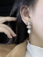 Rabbit&Pearl Earrings - PAINEVIDA