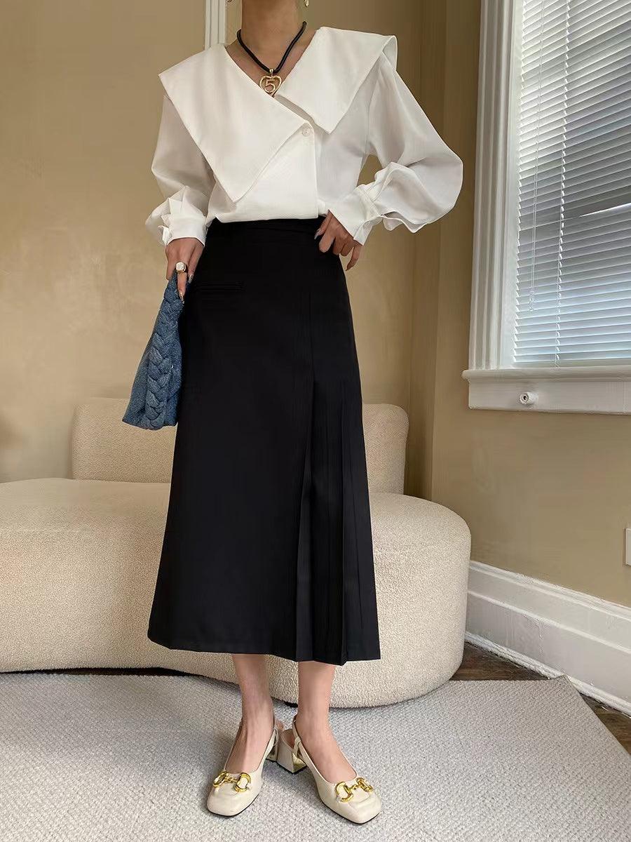 Irregular Large Lapel Shirt - PAINEVIDA