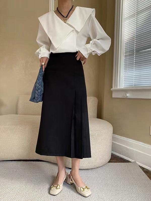 Irregular Large Lapel Shirt - PAINEVIDA