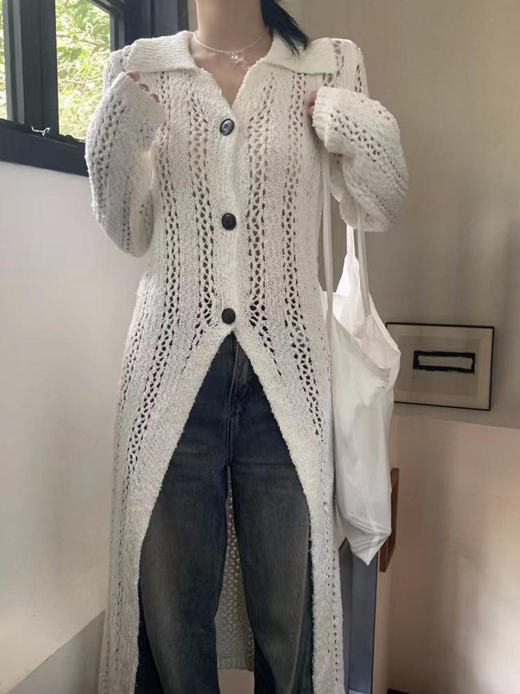 Open-Knit Cardigan Jacket - PAINEVIDA