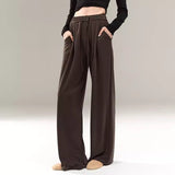 Dance Attire  Adult Body Shaping  Wide-leg Activewear Pants.