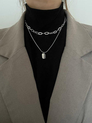 Stylish Punk Multi-Layered Sweater Chain Necklaces Accessories