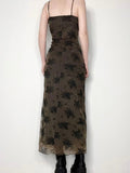 Vintage Embroidered Slip Dress - PAINEVIDA