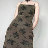 Vintage Embroidered Slip Dress - PAINEVIDA