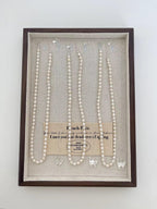 Original Cat&Pearl Stack Silver Necklace by painevida