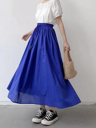 7 Color Flared Pleated Colorful Skirt