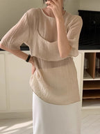 Layered Tank Top Two-Piece Set - PAINEVIDA