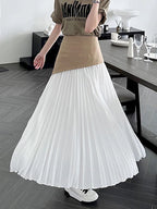 High Waist Pleated Skirt