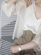 See-through Organza Short Caidigan - PAINEVIDA