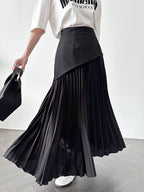 High Waist Pleated Skirt