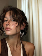 去除水印的耳环展示图