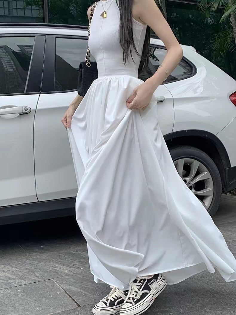 Minimalist Sleeveless Elegant Long Dress - PAINEVIDA
