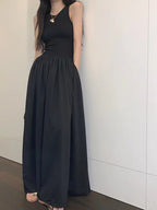 Minimalist Sleeveless Elegant Long Dress - PAINEVIDA
