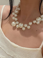 Original Stylish Statement Beads Necklace by painevida