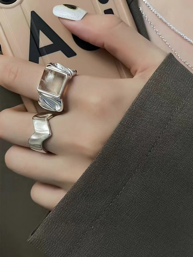 Mix and Match Fashion Personality Exaggerated Trend Open Ring - PAINEVIDA