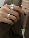 Mix and Match Fashion Personality Exaggerated Trend Open Ring - PAINEVIDA