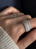 Exaggerated Ring With Layered Strands - PAINEVIDA