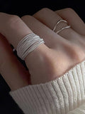 Exaggerated Ring With Layered Strands - PAINEVIDA
