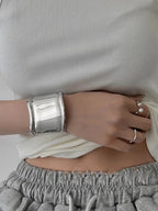 Niche Design Wide Opening Irregular Bracelet by painevida