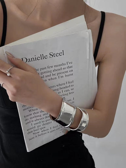 Niche Design Wide Opening Irregular Bracelet