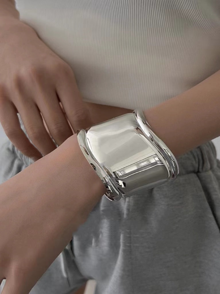 Niche Design Wide Opening Irregular Bracelet