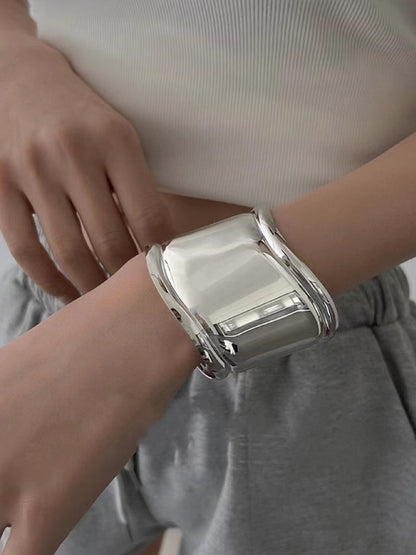 Niche Design Wide Opening Irregular Bracelet