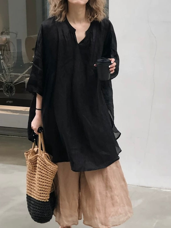 Linen Tea Dress Shirt