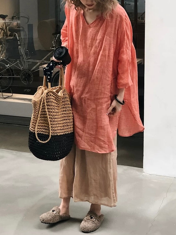 Linen Tea Dress Shirt