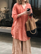 Linen Tea Dress Shirt