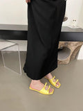 Elegant Bow Slip-On Sandals - PAINEVIDA