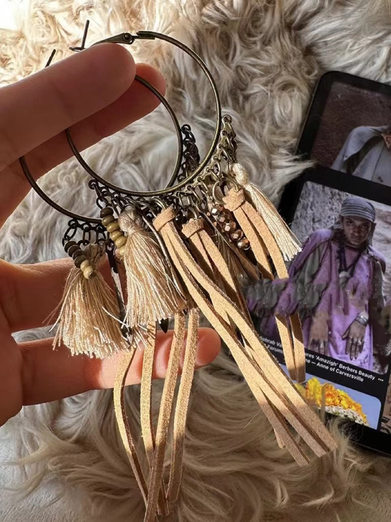 Vintage Boho Tassel Earrings - PAINEVIDA
