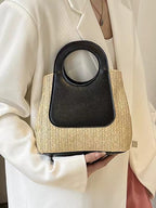 Lnternet Celebrity Woven Beach Fashion Handbag by painevida