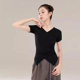 Practice Clothes Summer Short-sleeved Activewear Tops
