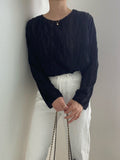 Elegant 3D Texture Long-sleeved Shirt - PAINEVIDA