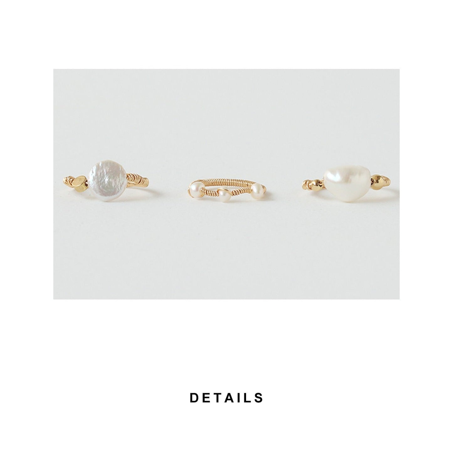 Natural Shaped Baroque Rearl Ring