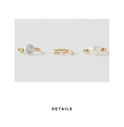 Natural Shaped Baroque Rearl Ring